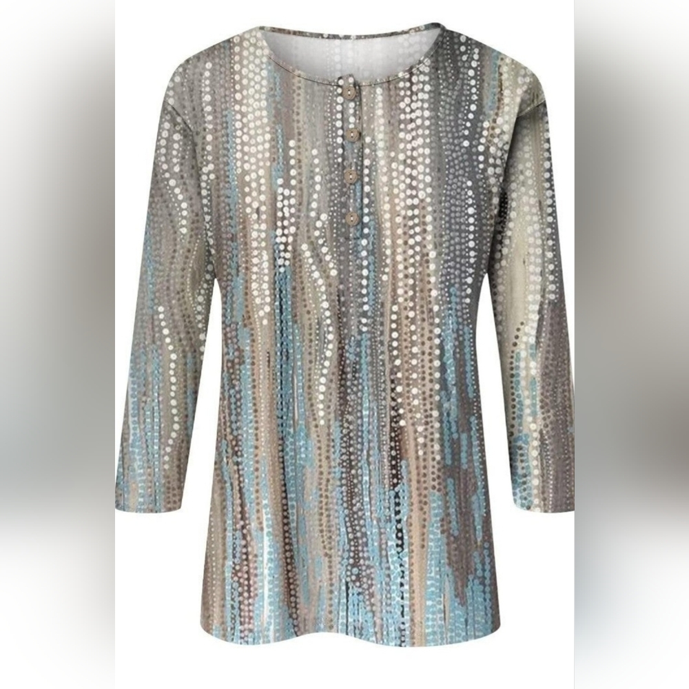 Three quarter sleeve blouse